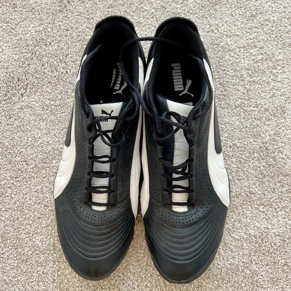 Vintage Puma Black and White Speedcat Driving Shoes - Picture 3 of 5